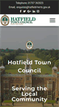 Mobile Screenshot of hatfield-herts.gov.uk